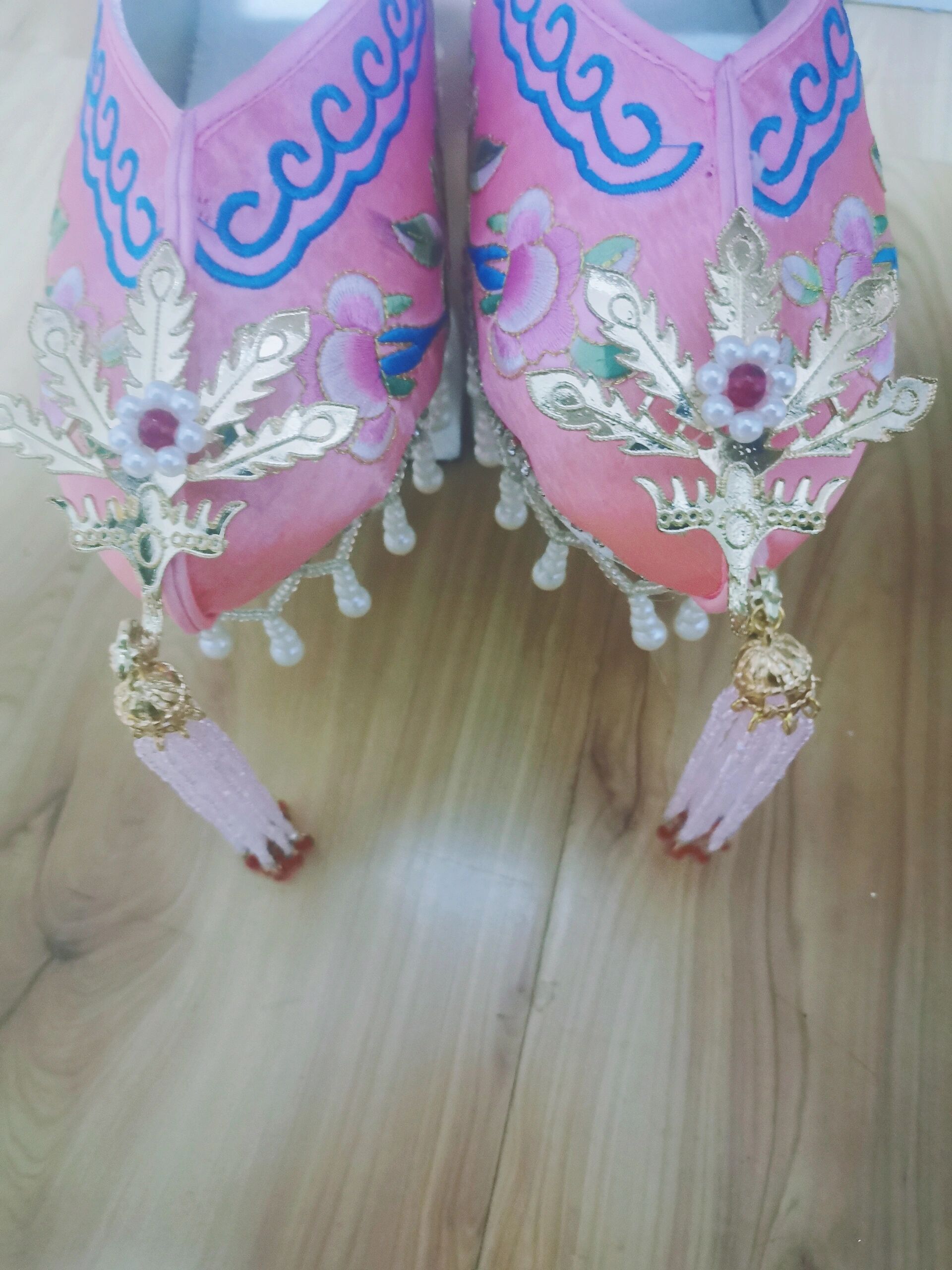 花盆底鞋diy