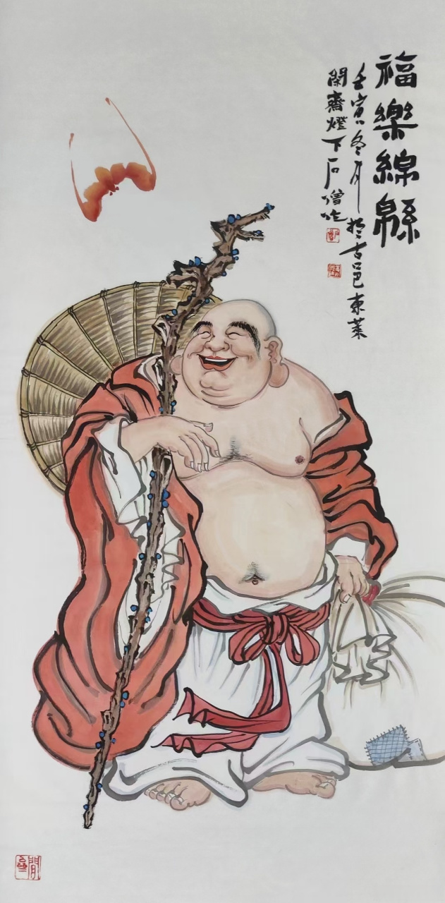 画家石僧老师人物作品#国画##艺术