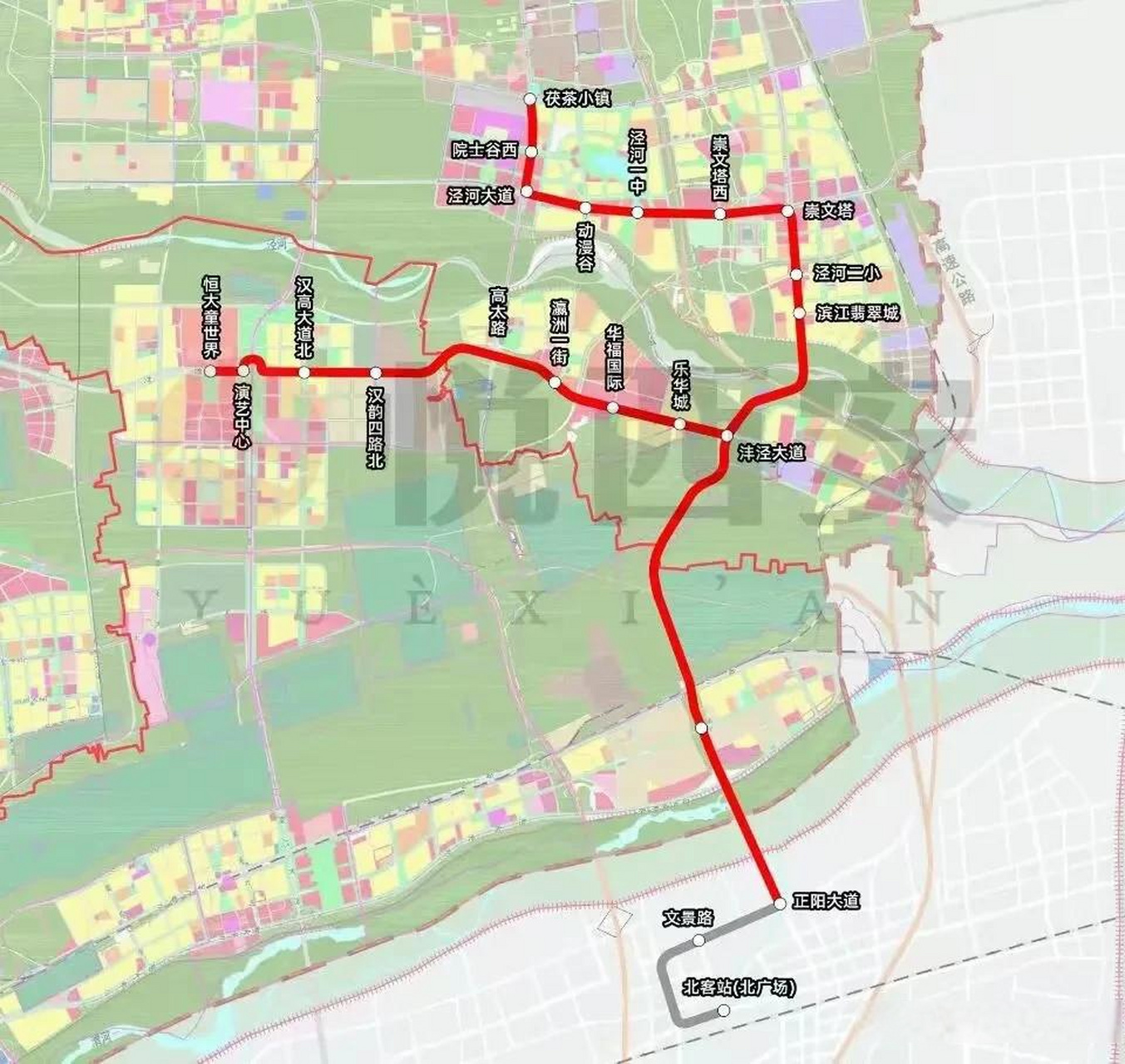 泾河新城地铁规划图图片