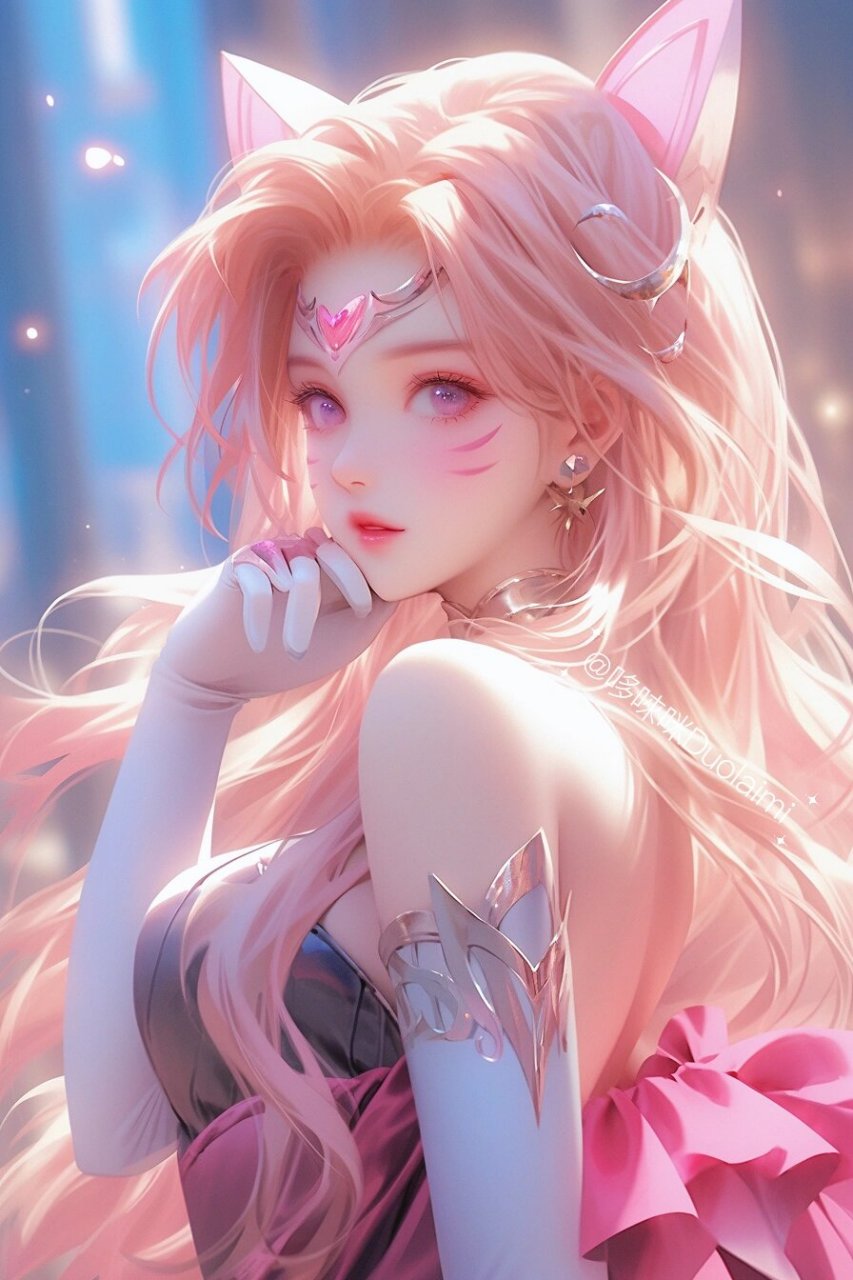 8k动漫头像96赛博朋克kda女团阿狸 甜心教主