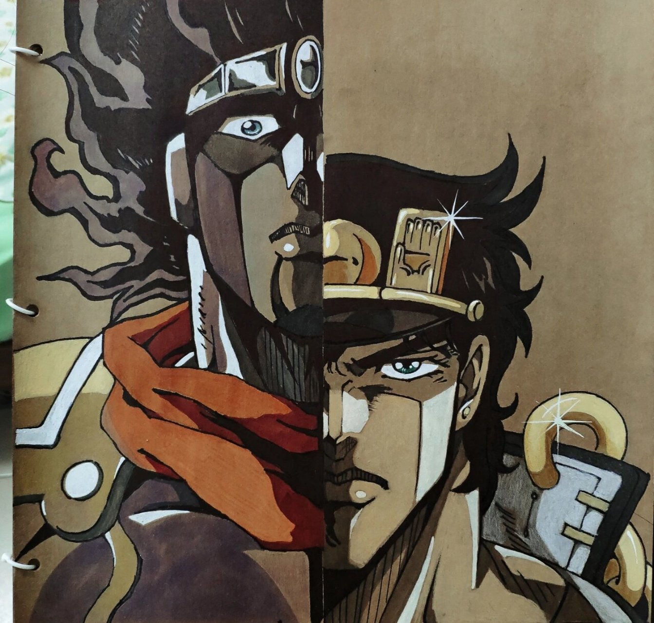 空条承太郎手绘 打卡卖鱼强,呀嘞呀嘞daze