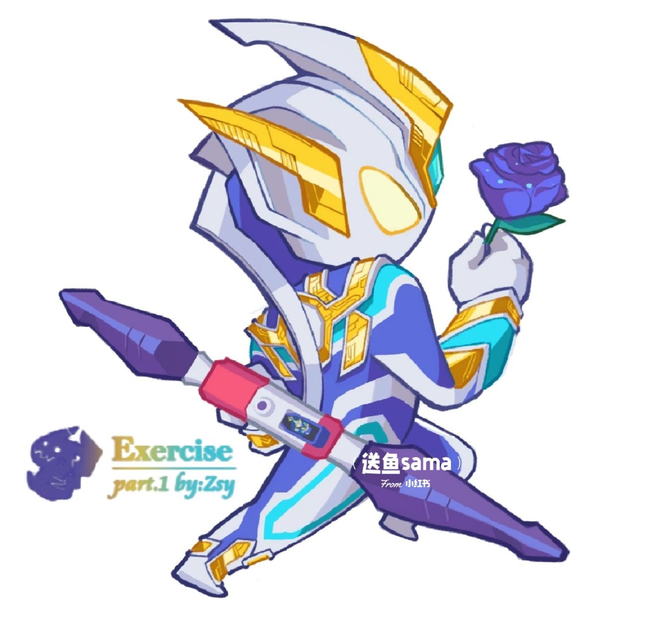 【q版特利迦奥特曼空中型】 外用需要标明出处