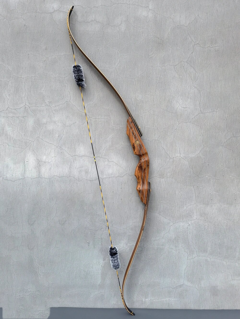 黄金檀木料制作的美猎弓 巴尔弓坊美猎弓:印第安人,黄金檀木料层压