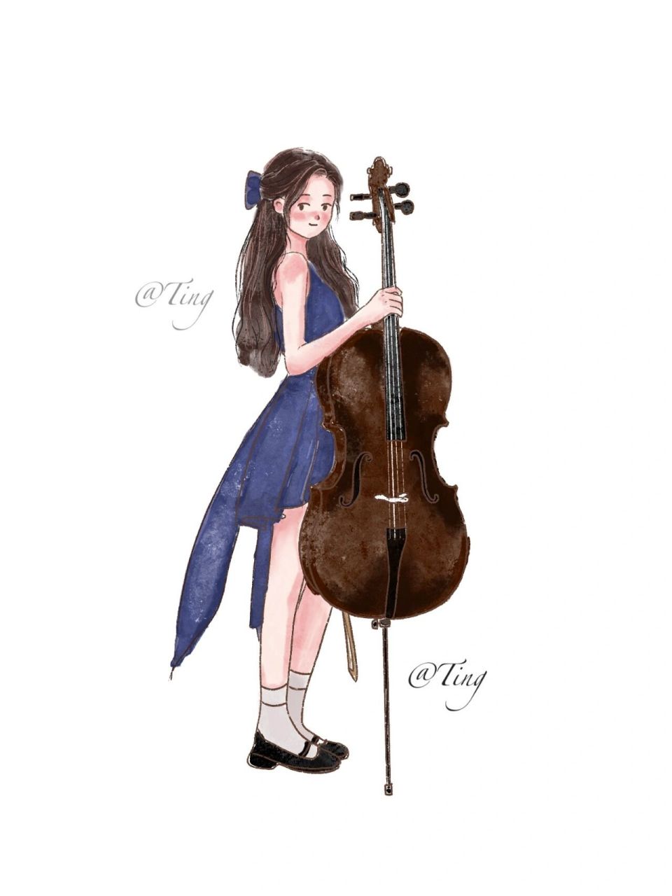 大提琴女孩 懂音乐的小姐姐都好有气质