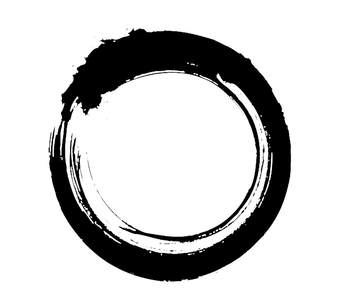 免抠素材中水墨圆形墨迹的经典收集!