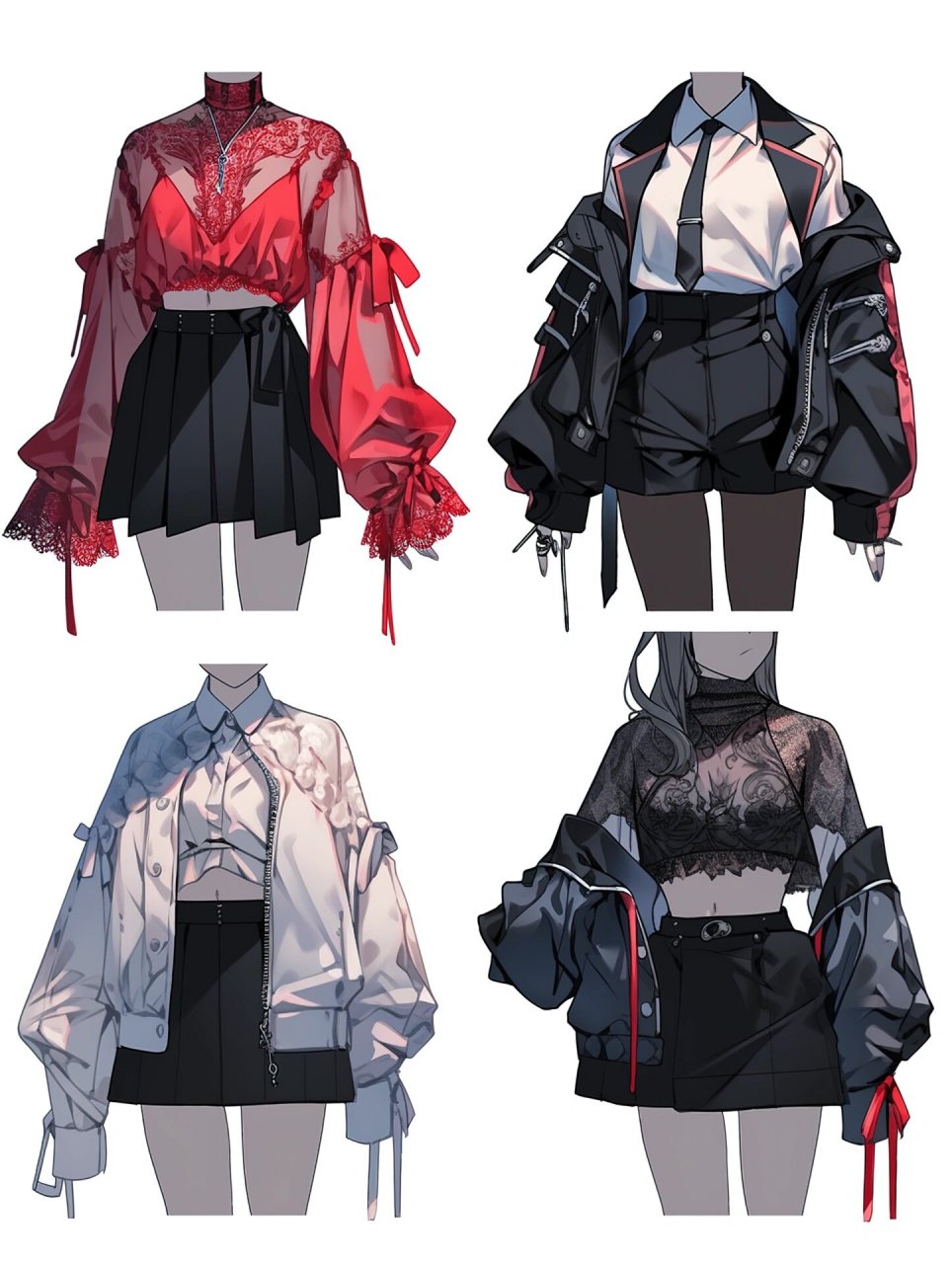 jk制服系l服装设计图