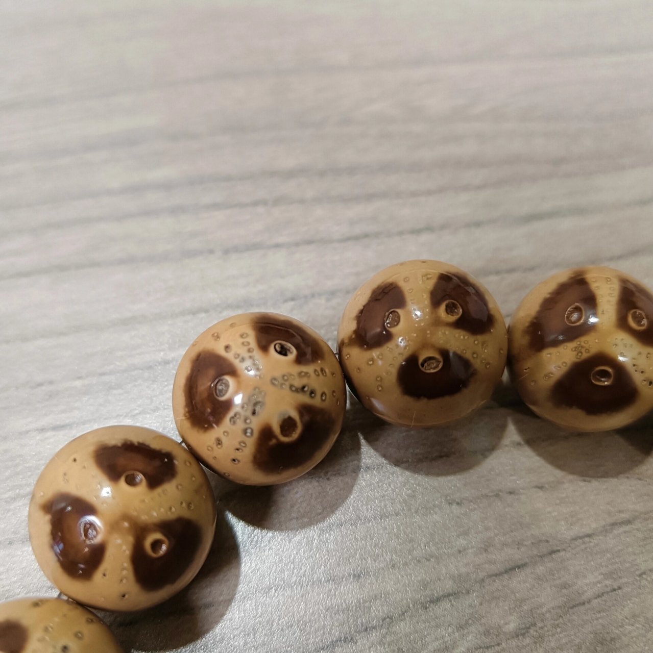 紫金鼠-奶萌熊猫圆珠手串 紫金鼠奶萌熊猫圆珠手串 尺寸:1.