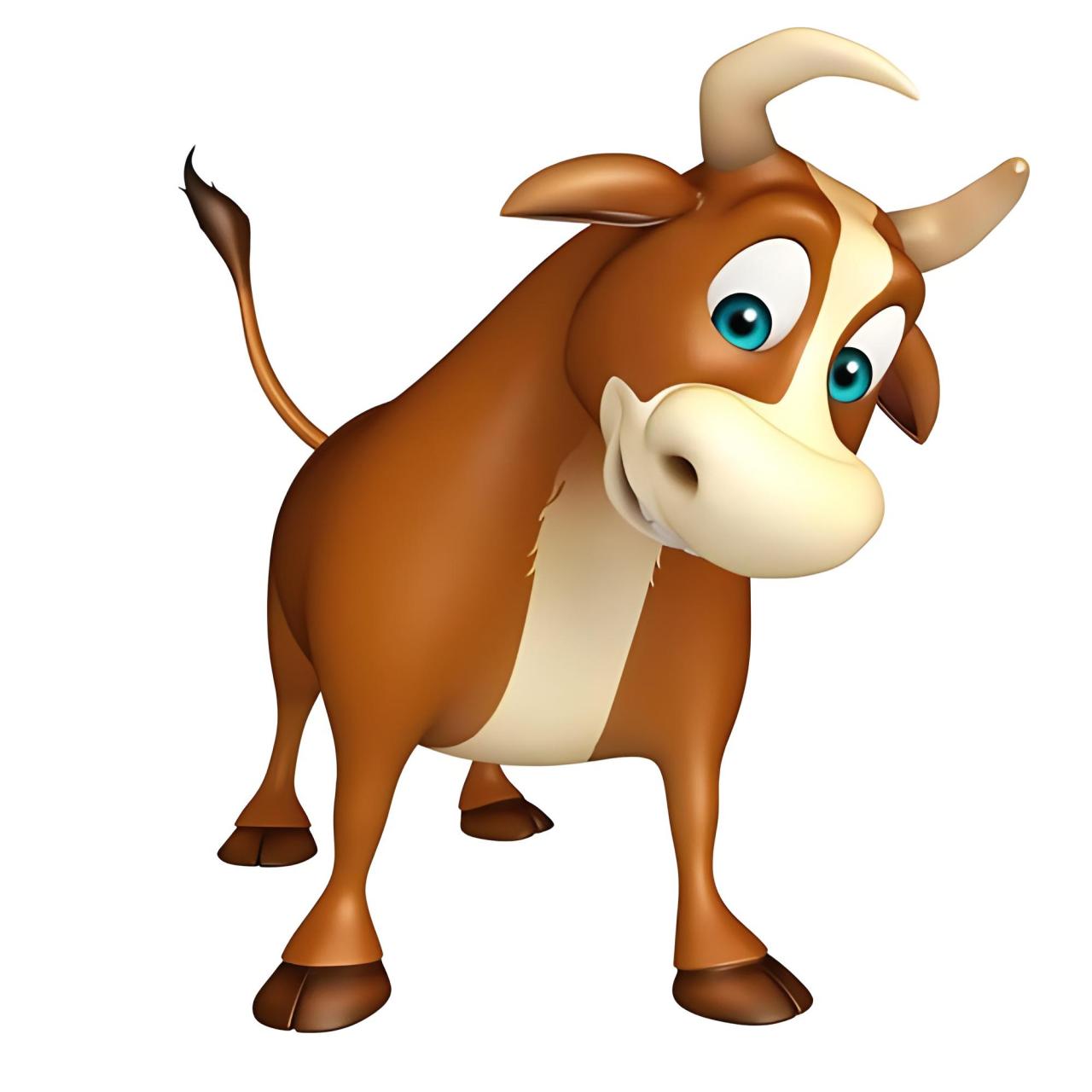 动物牛头像微信图片