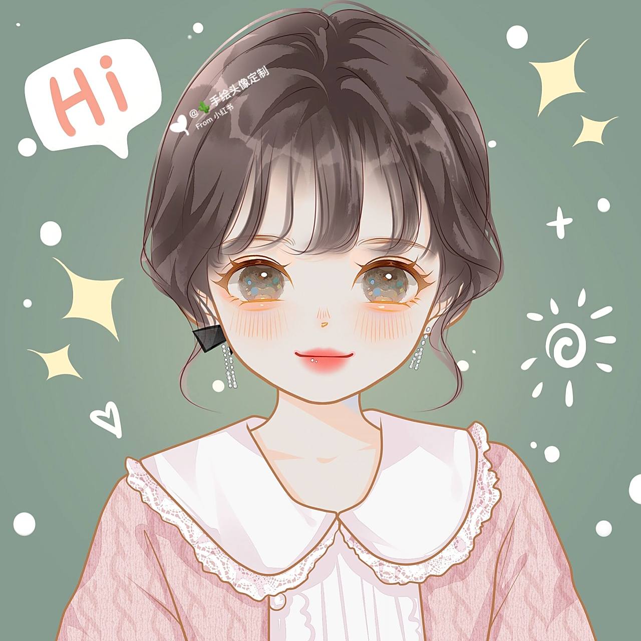 超好看的动漫q版女生头像/一整个温柔住了 生活奇奇怪怪,你要可可爱爱