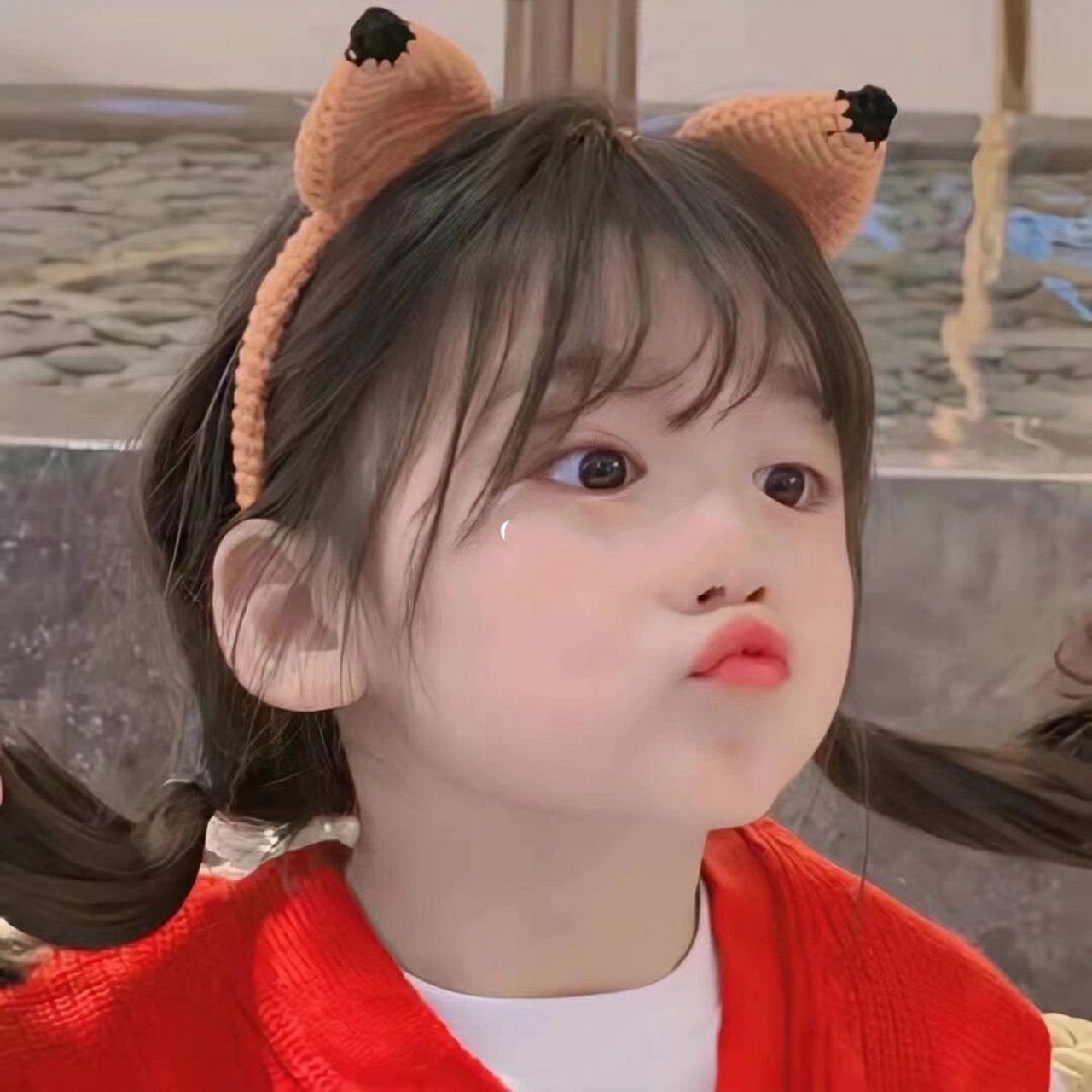 很火的情侣头像,吃瓜小孩儿头像 我不允许你还没有可爱头像,情头,情侣