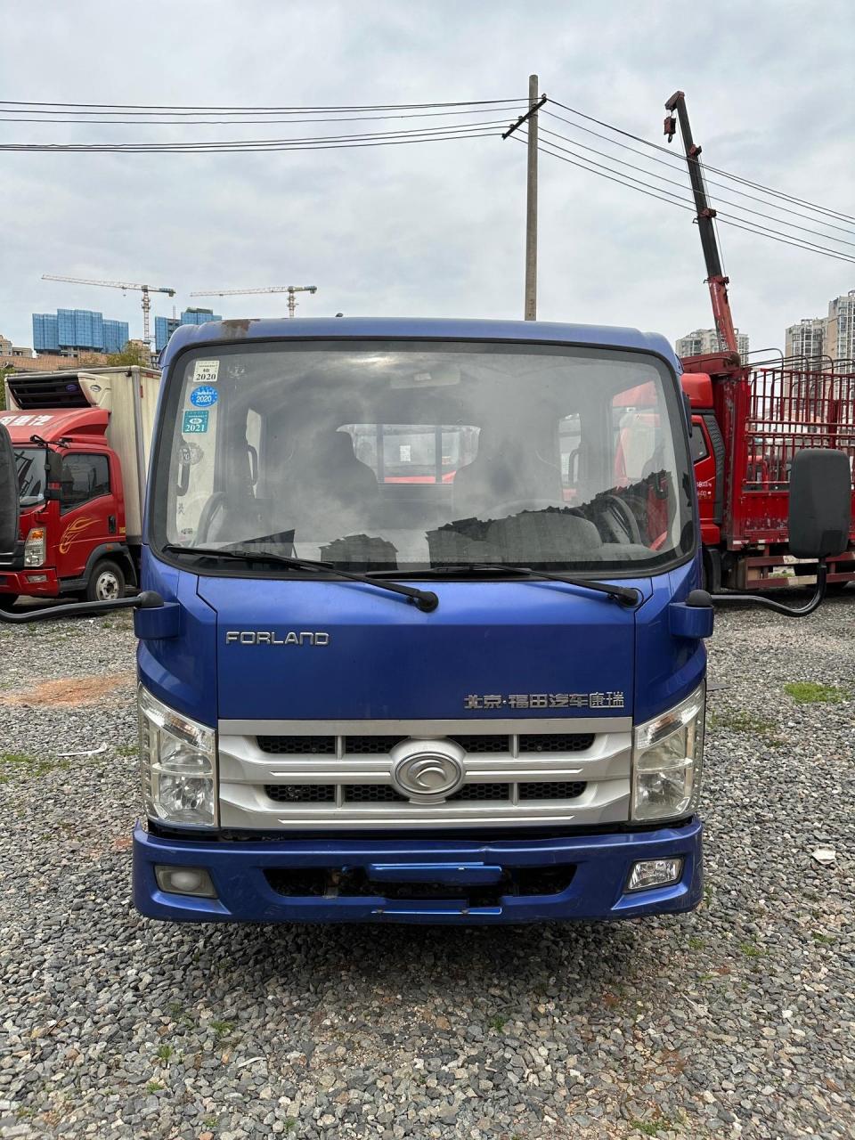 到店2017年3月入户,福田康瑞h1轻型栏板货车,德威云内4100中冷增压