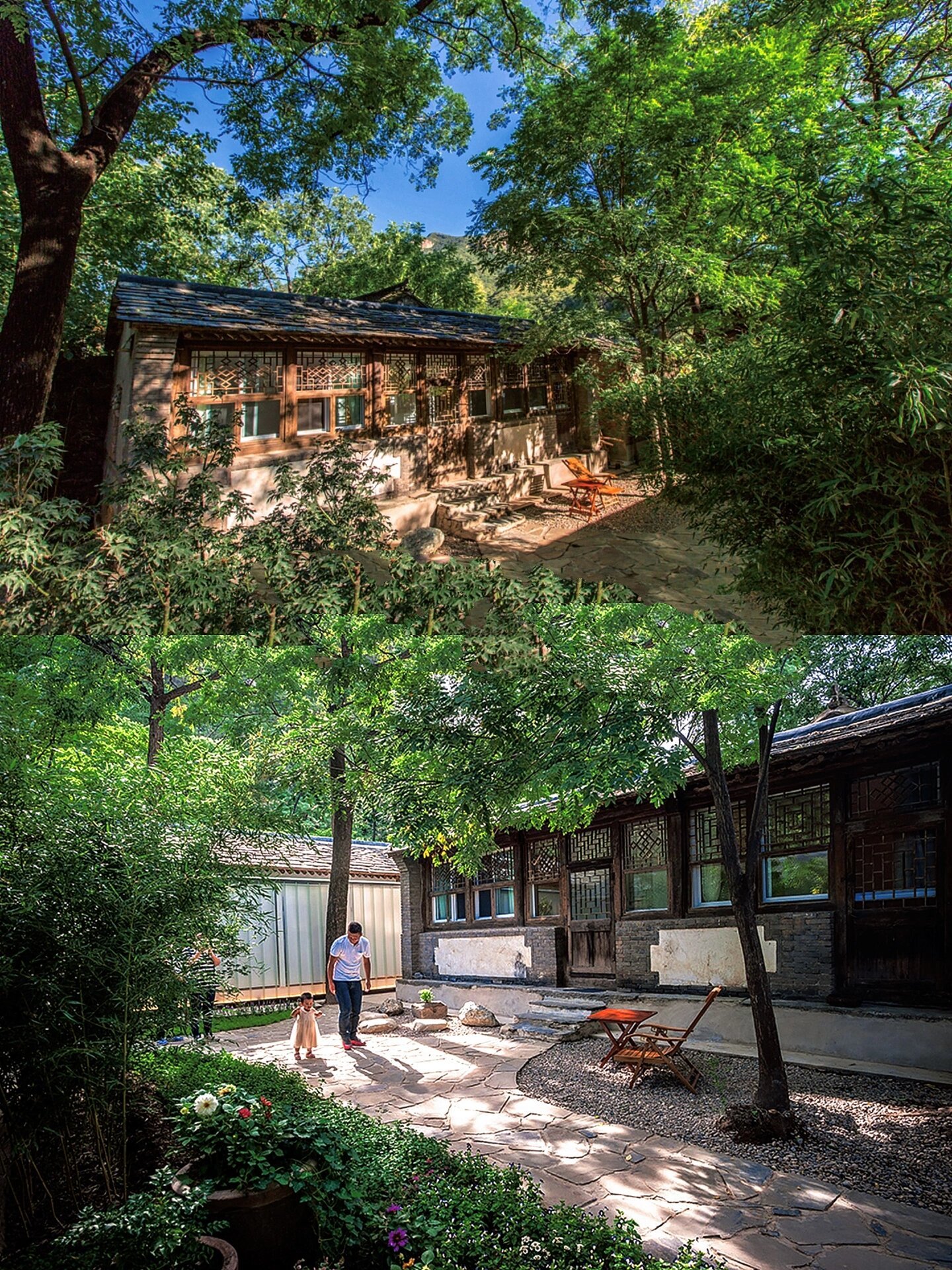 坡峰岭民宿96淳朴到极致的小院儿94素食晚餐 935间独立客房,带