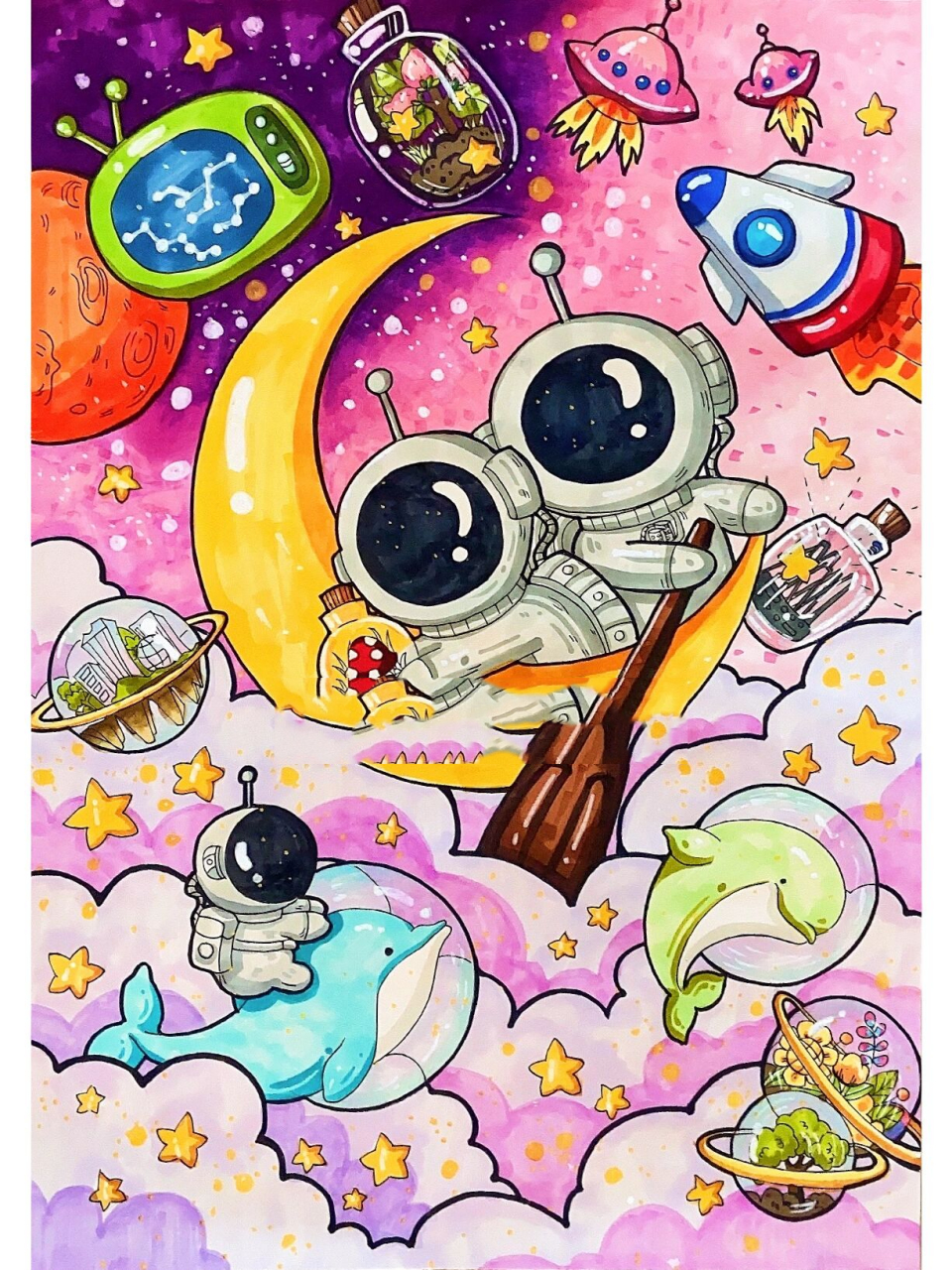 科幻画比赛 第六弹 接代画/一对一线上美术课