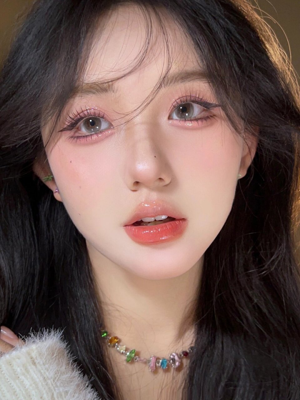 女团妆挑战# #氧气韩妆# #化妆教程