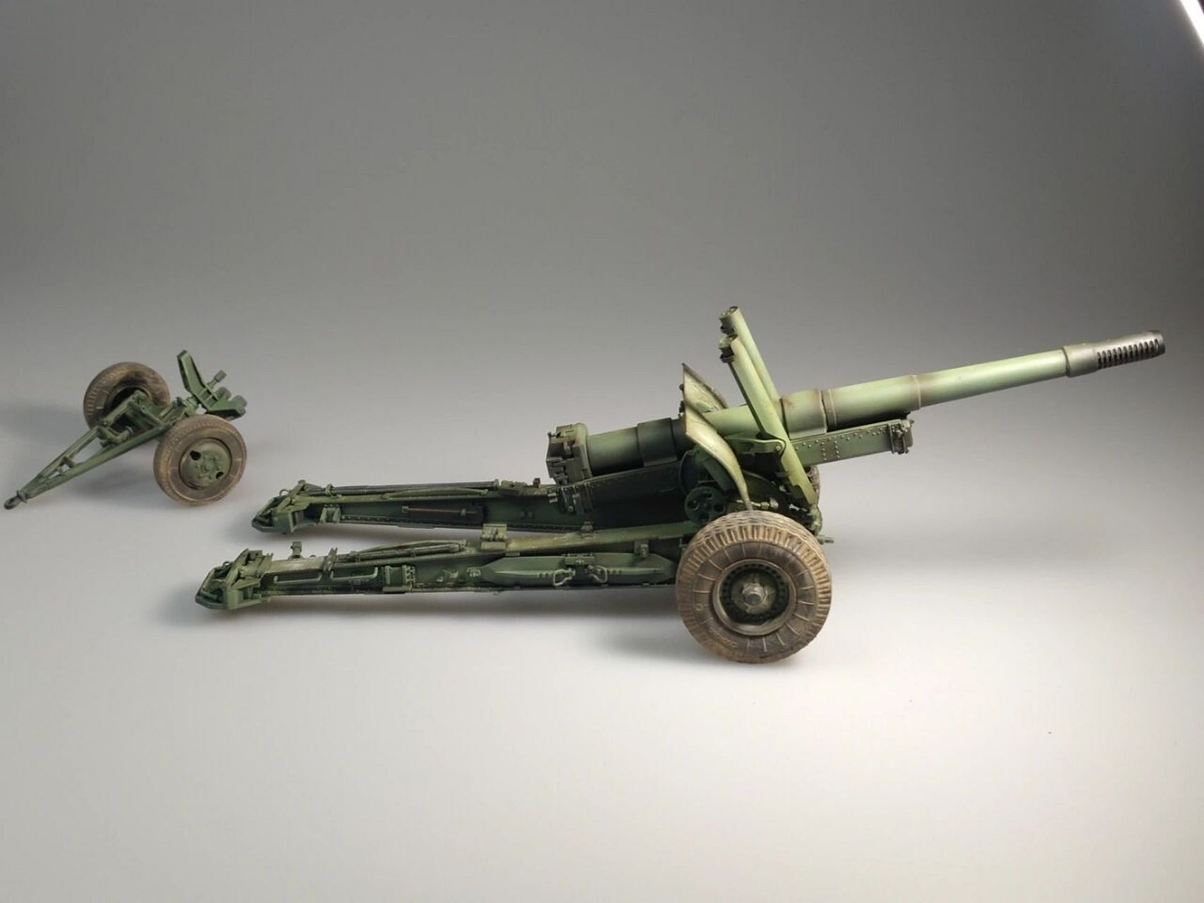 中国志愿军ml-20型152榴弹炮 在抗美援朝上甘岭的战斗中,我志愿军涌现