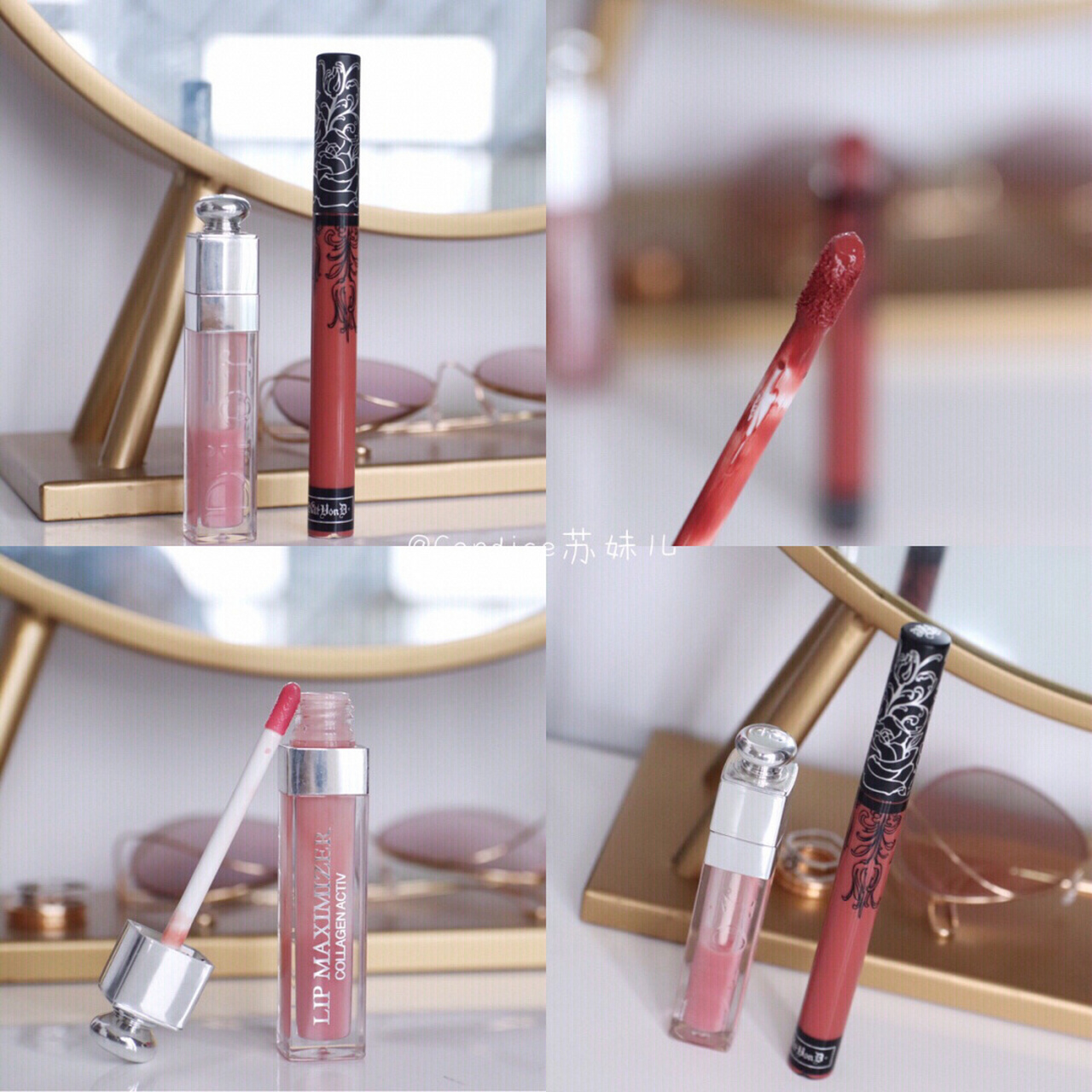 就是#kat von d 持久唇釉#lolita 277#迪奥 魅惑丰唇蜜#001