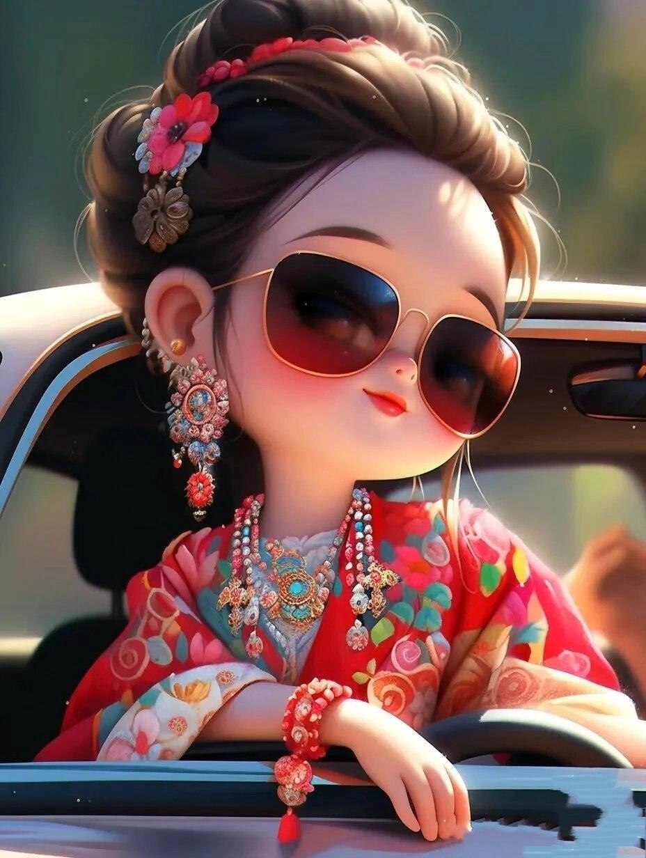 可爱的小富婆头像
