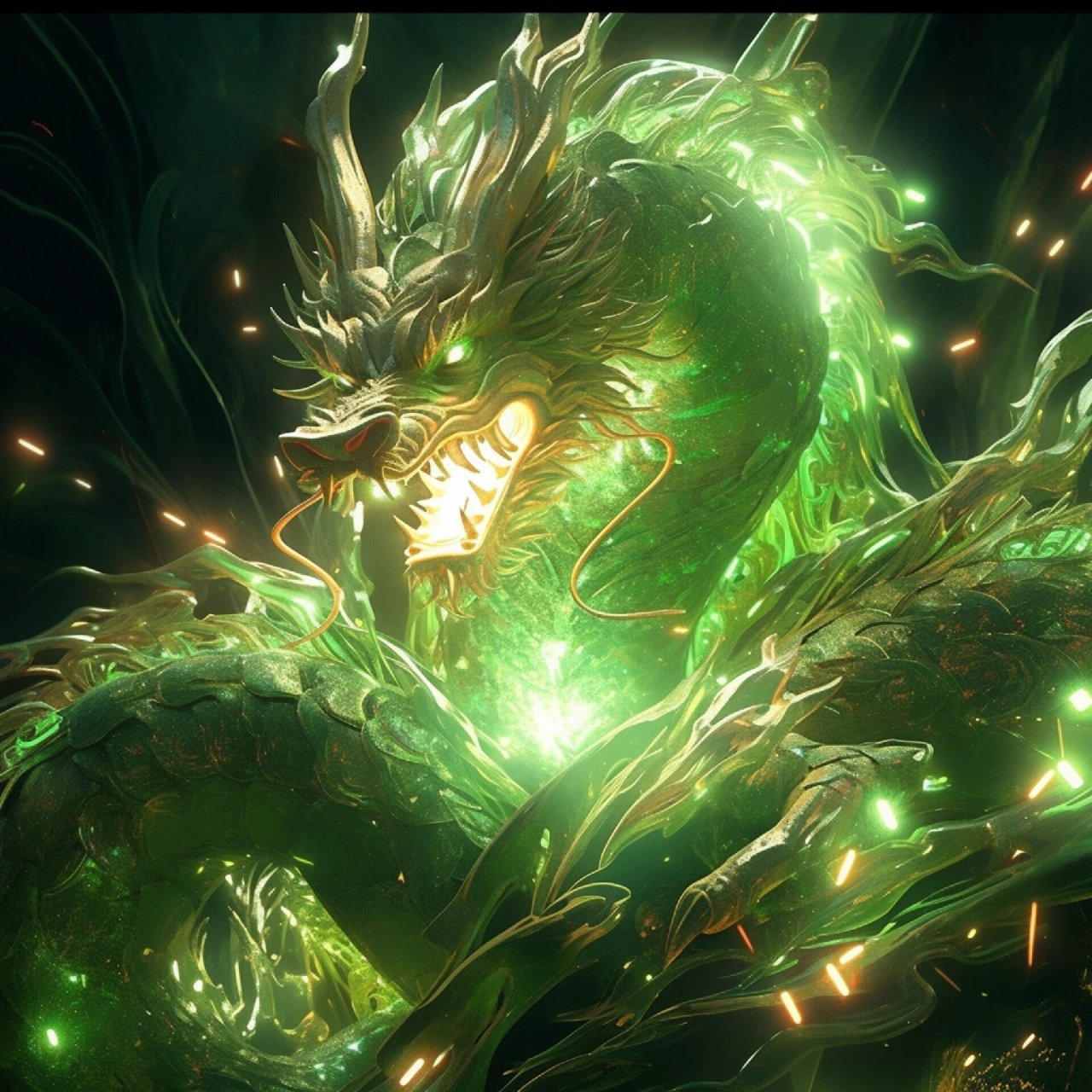 每一种彩虹都代表着一条神龙的能力.