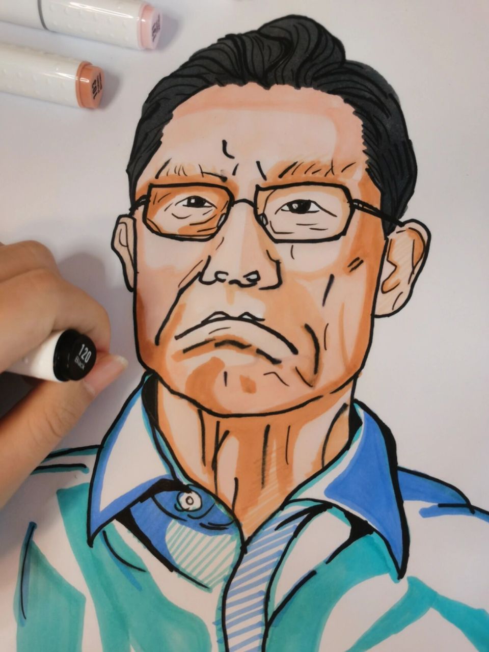 钟南山手绘 你们要的图片教程来啦