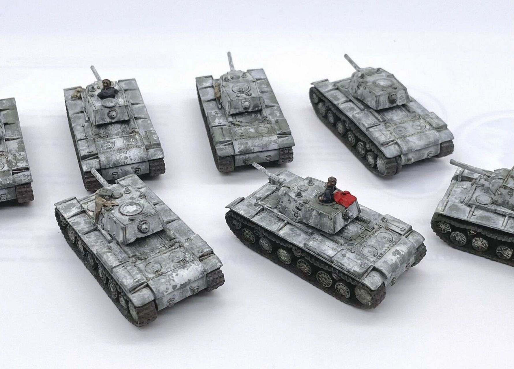 突袭4 苏联重型坦克连 7辆kv1 一辆kv2.架空设定不要介意.