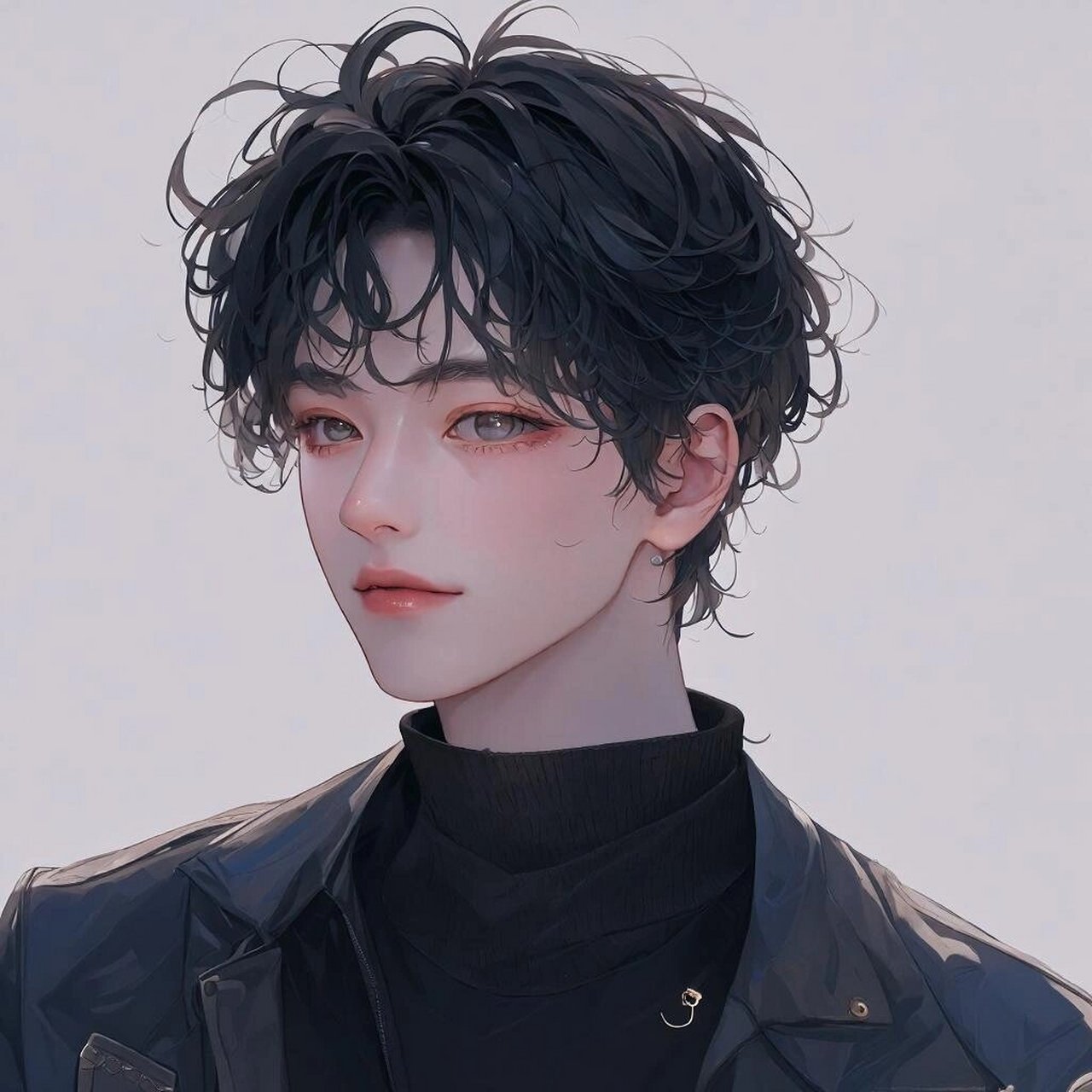 高清好看的男生动漫头像|第一期 卷发男生~针不搓~ 喜欢的朋友点个