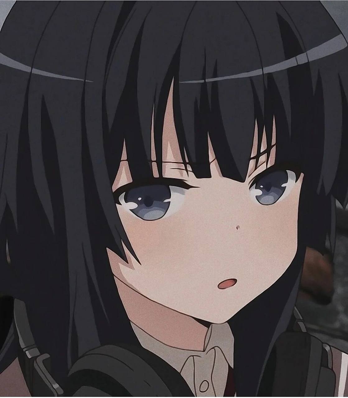 高冷女孩;动漫头像 点个赞