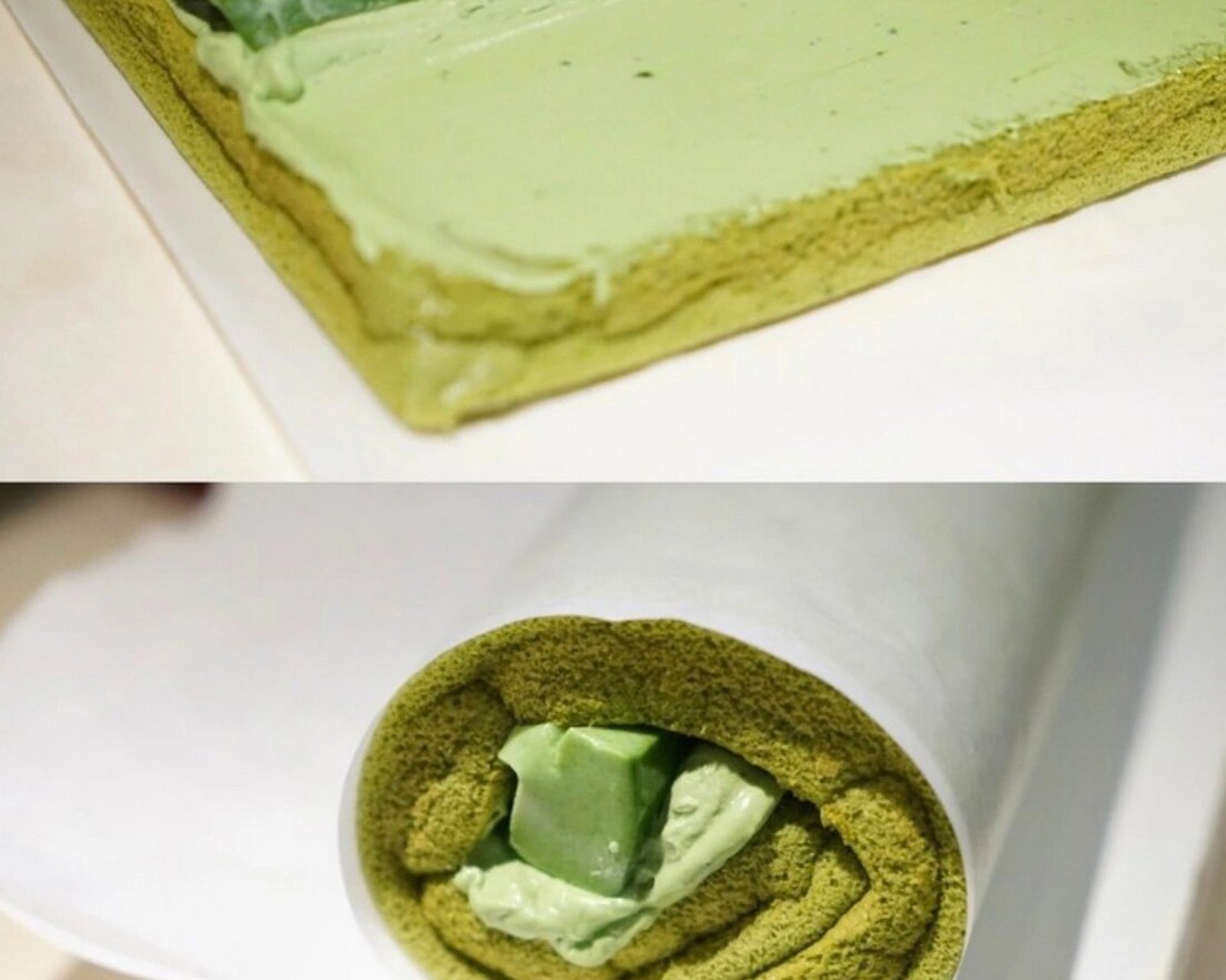 抹茶系列921597抹茶奶冻蛋糕卷95 用料 抹茶奶冻 淡奶油 75g