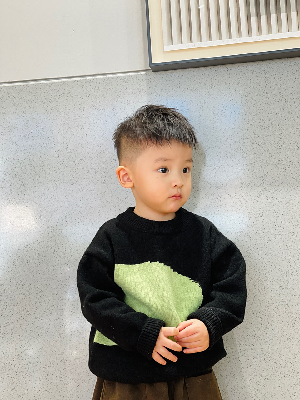 男孩发型 今日尝试小狼尾