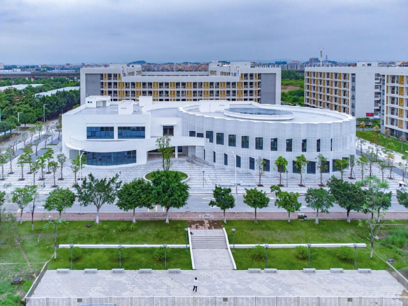 航拍广东技术师范大学—白云校区 虽然有时候会吐槽学校 但是我所在的