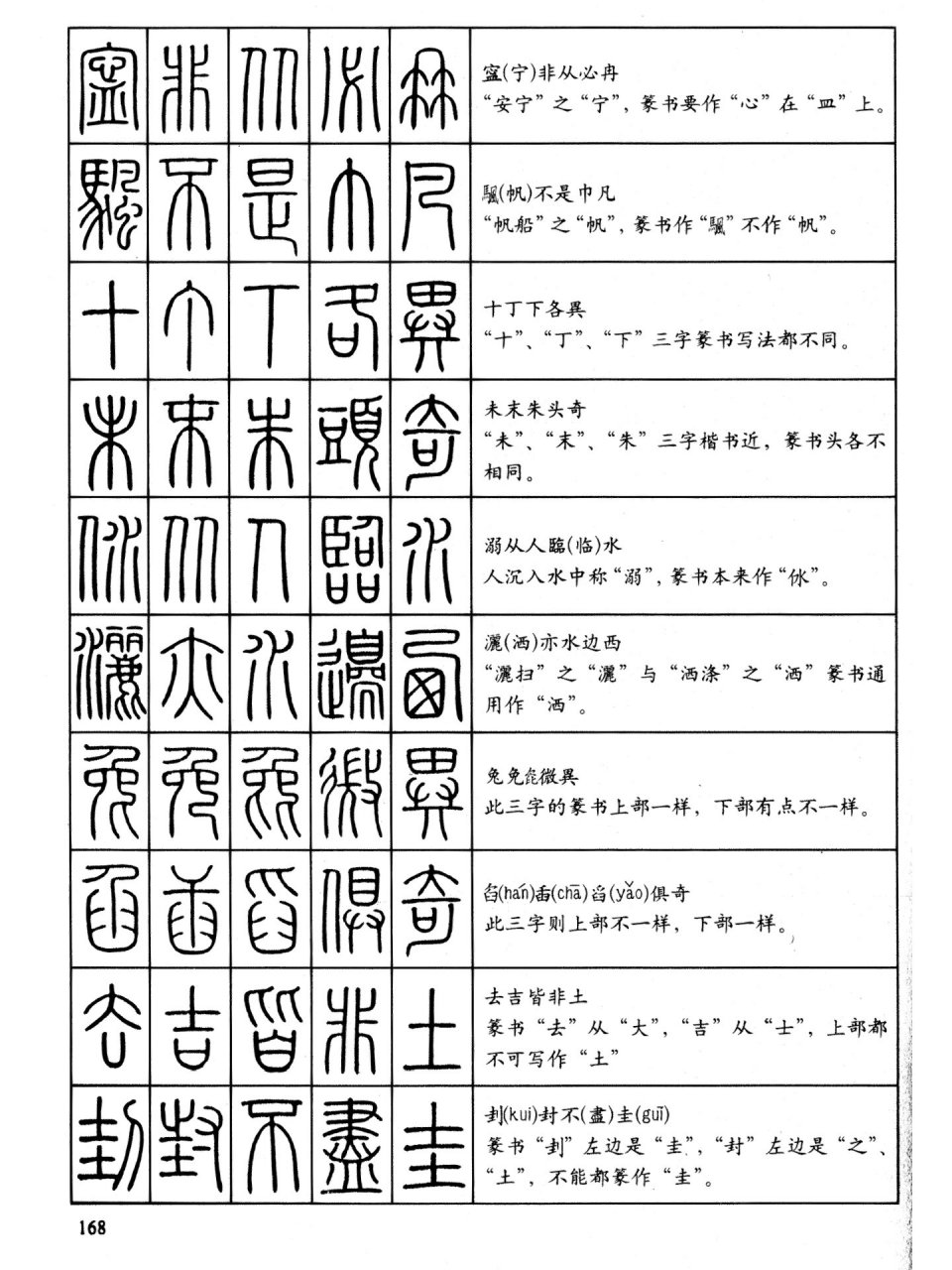 砂字篆书图片