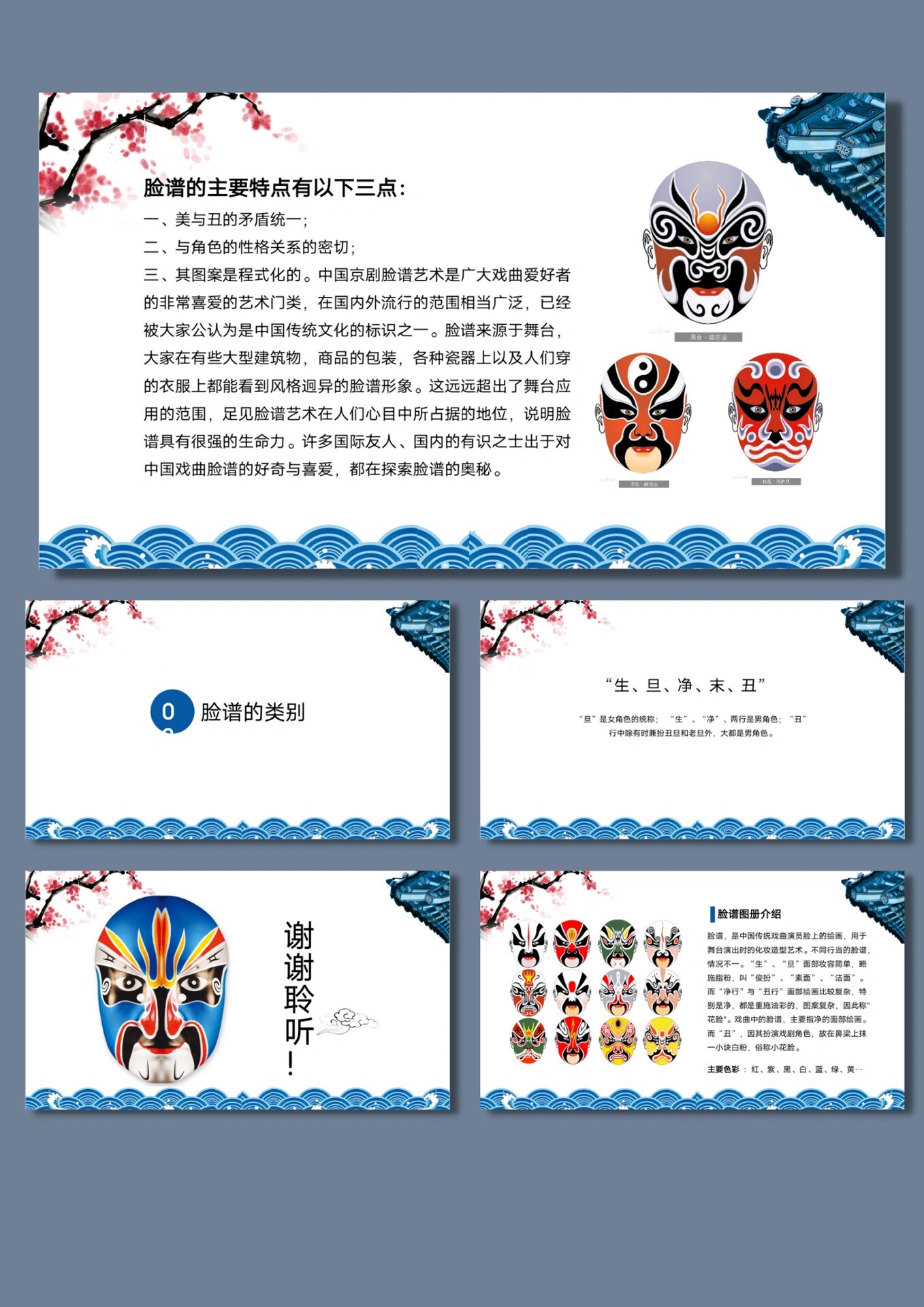 6015中华文化国粹之一|脸谱文化介绍ppt