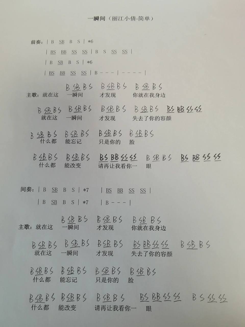 一瞬间-非洲鼓完整鼓谱 非洲鼓入坑曲,羡慕炫酷打法,现阶段就先打个