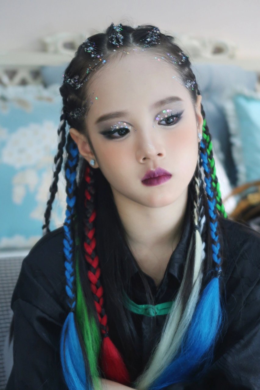 小朋友街舞舞台妆 又酷又飒的妆你爱了吗