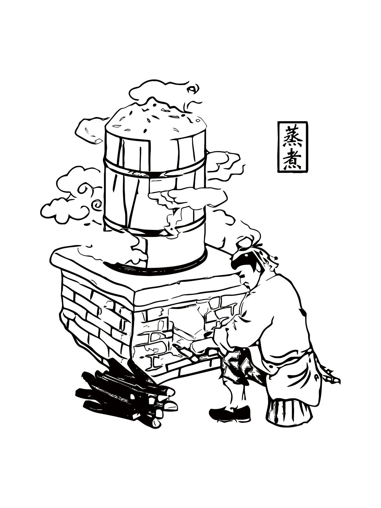 古代古法造纸术造纸工艺流程图 古代古法造纸术造纸工艺流程图: 1,切