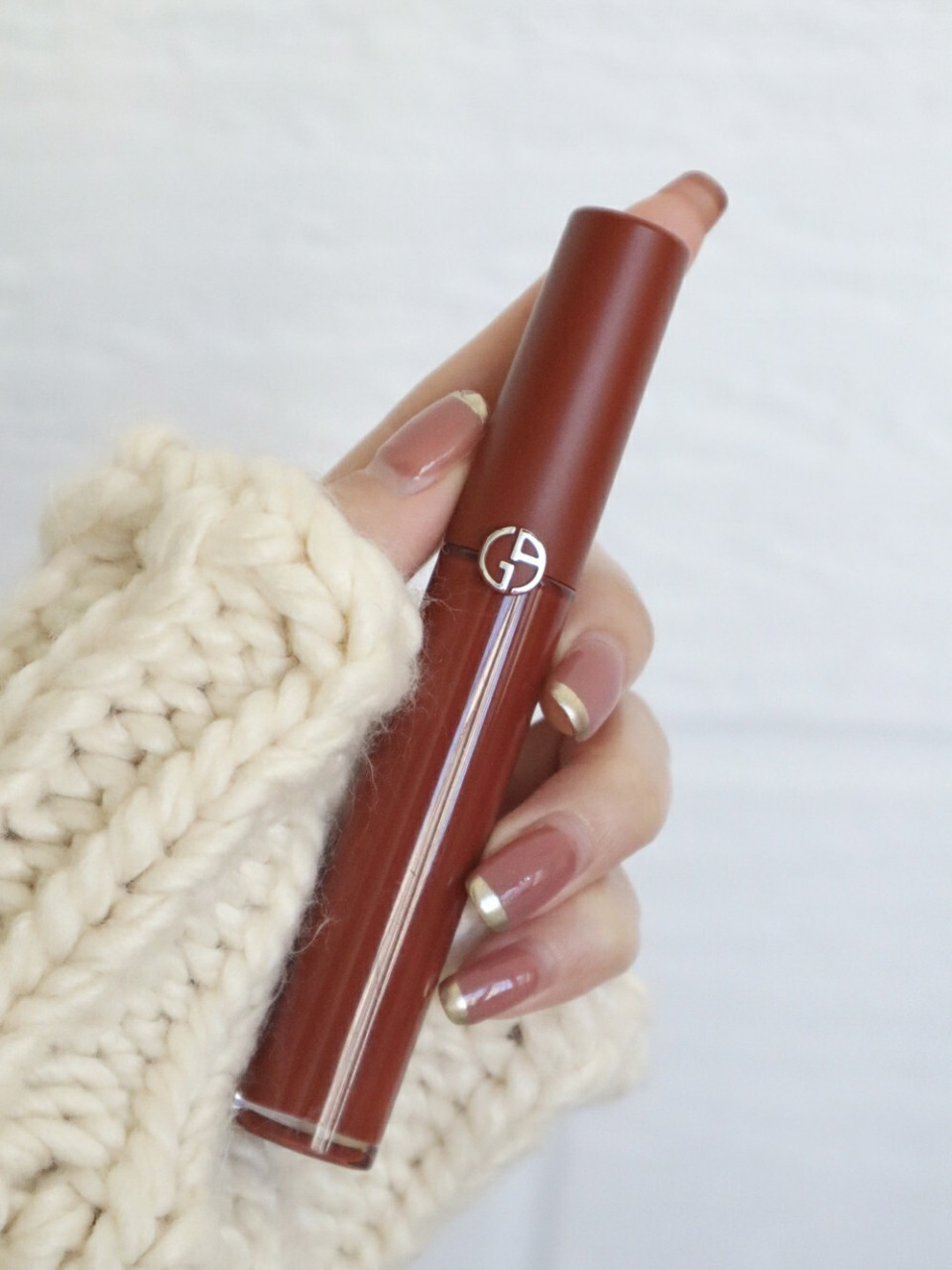 红棕色口红很多,可这支armani206我真