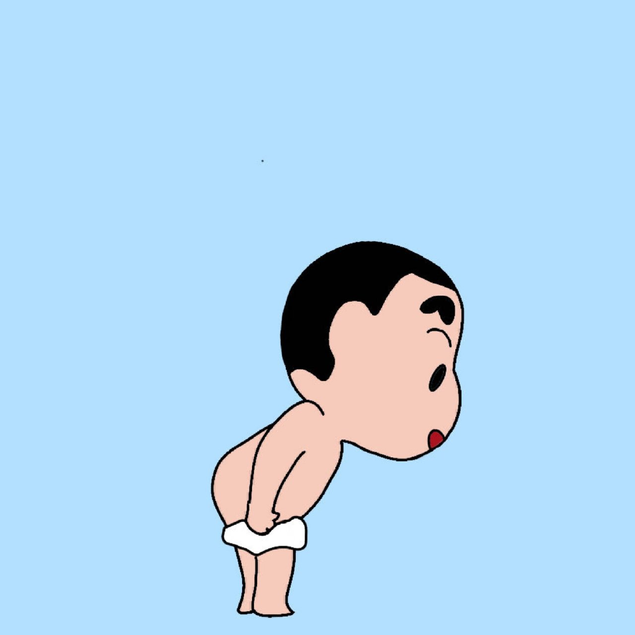 蜡笔小新头像|小新你怎么一脸乖巧脱裤子 有人还记得小新这一集是在干