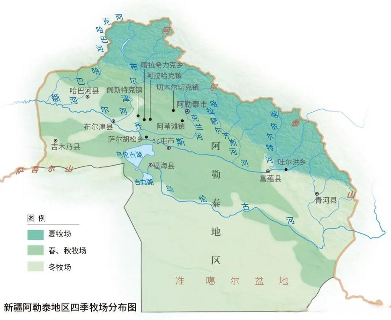 当全国大部分地方闷热难耐之际 位于祖国西北的额尔齐斯河流域 却是一
