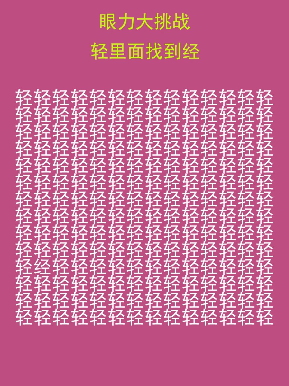 眼力大挑战,10秒找出不一样的它