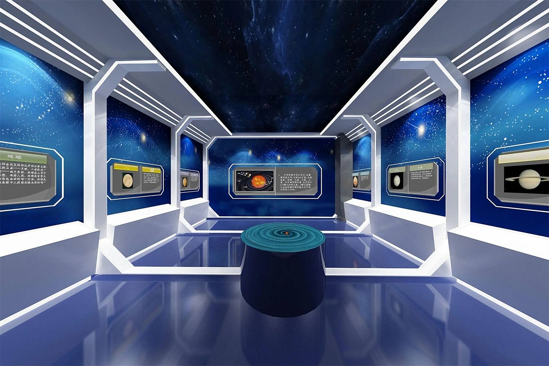 航天科普馆·展厅设计|主题展馆 航天科普馆是科技类展馆中的一种主题