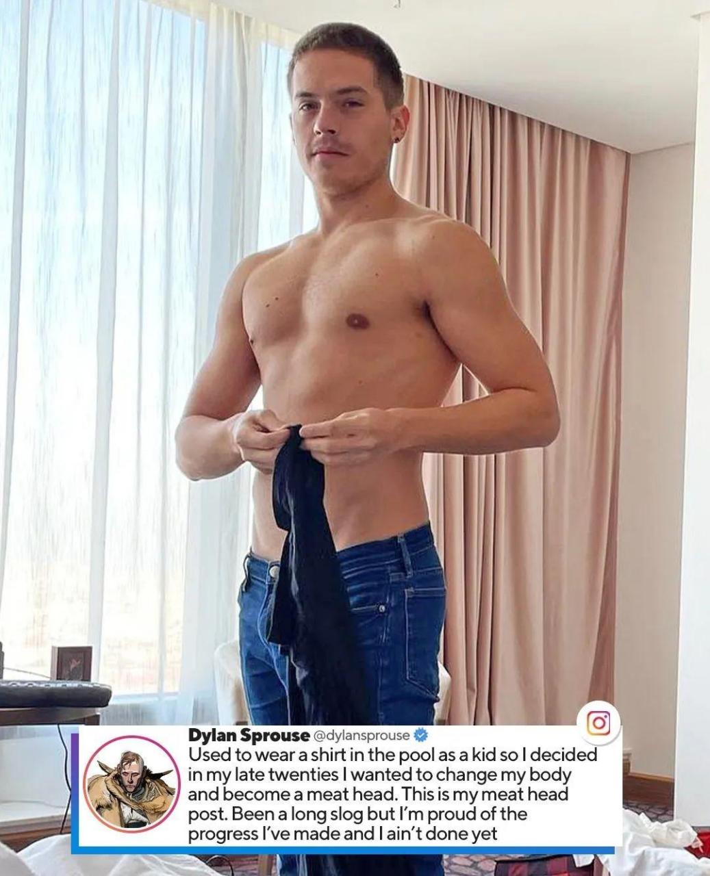 dylan sprouse 感动自己,健身成功! 健不健身都是妈妈的小宝贝!