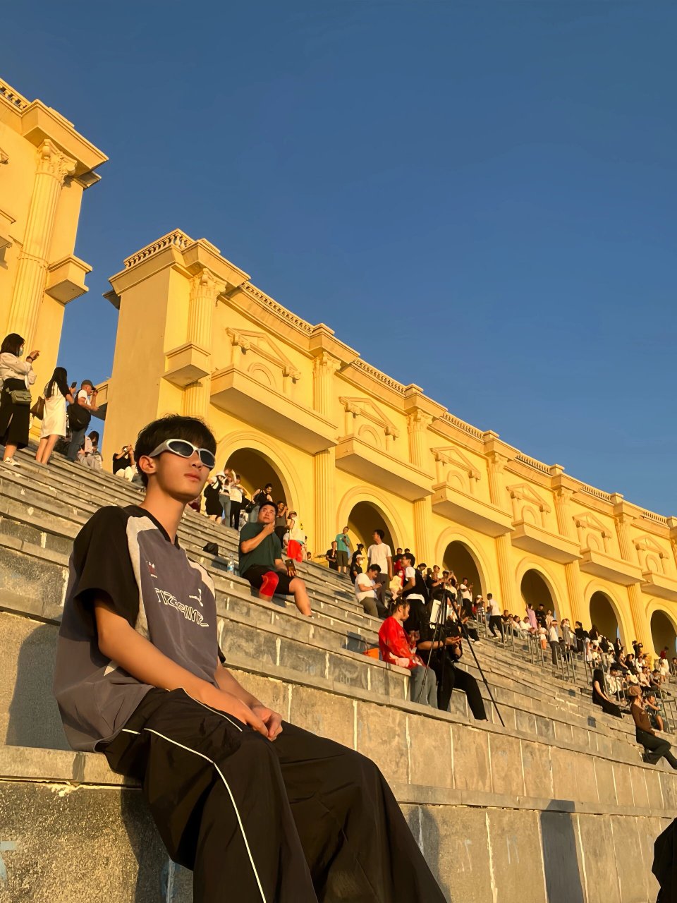 览山公园 览山公园独有的阳光滤镜 超级出片