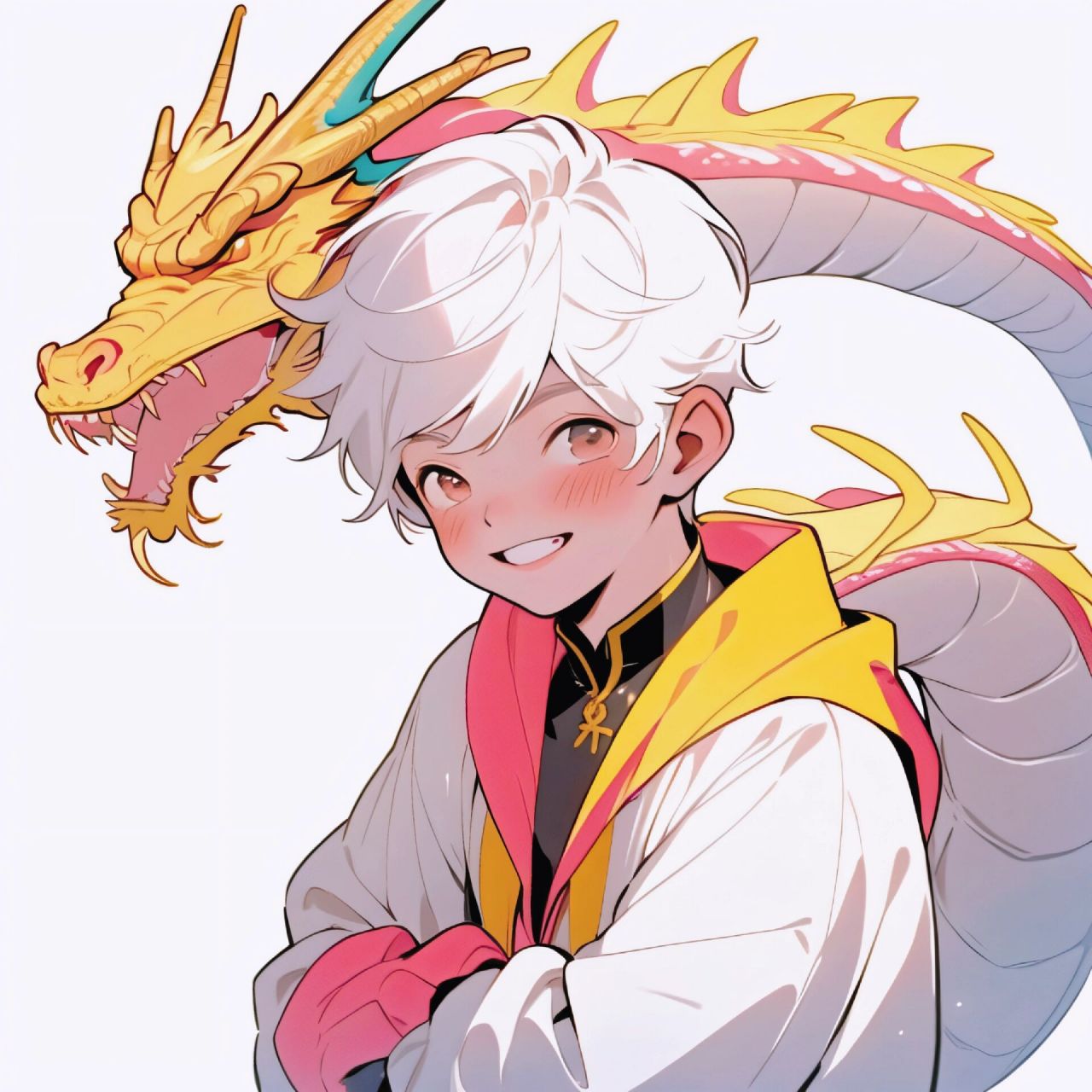 十二生肖龙少年男生头像 生肖龙男生头像 下一组生肖蛇头像 图看主页