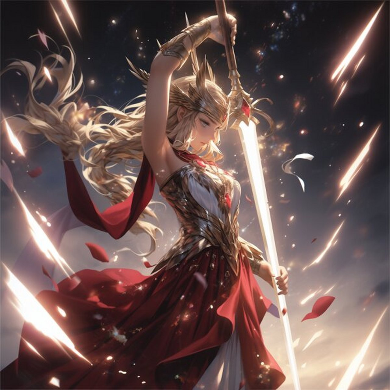 ai 超清原画  炸裂! 收徒有偿 今日分享: 持剑天使 每天一更