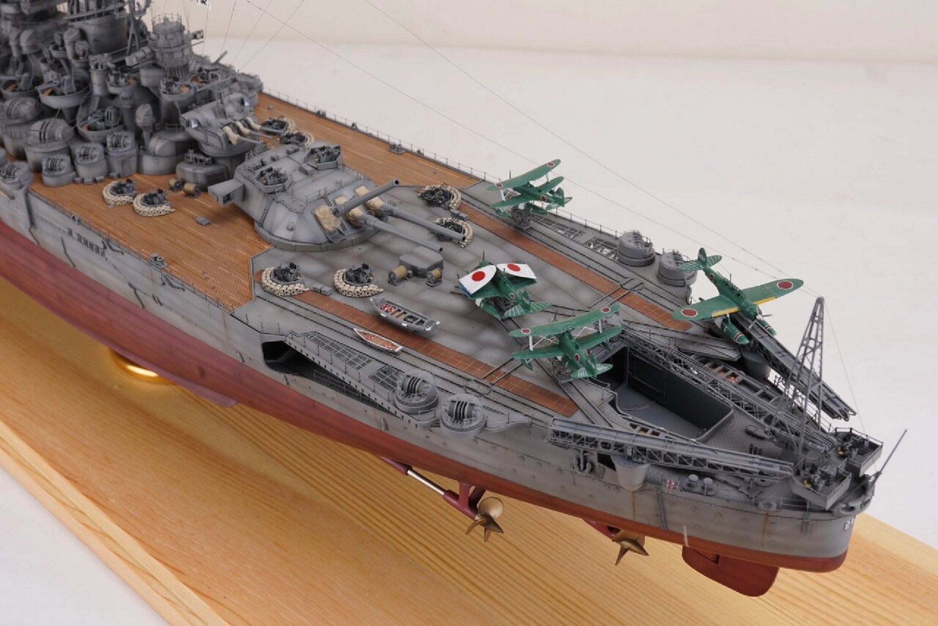1/350 大和号战列舰    田宫 大和 ,p改 自改