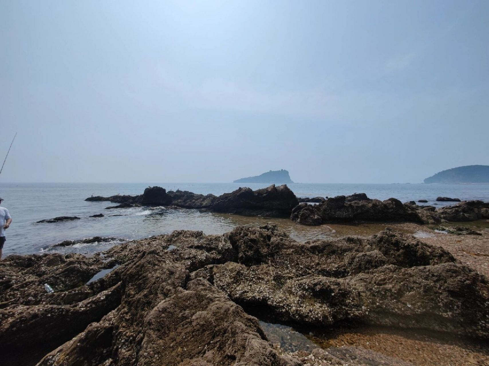 大连棒槌岛海滨浴场 打卡大连棒棰岛,门票20,进景区后徒步1.