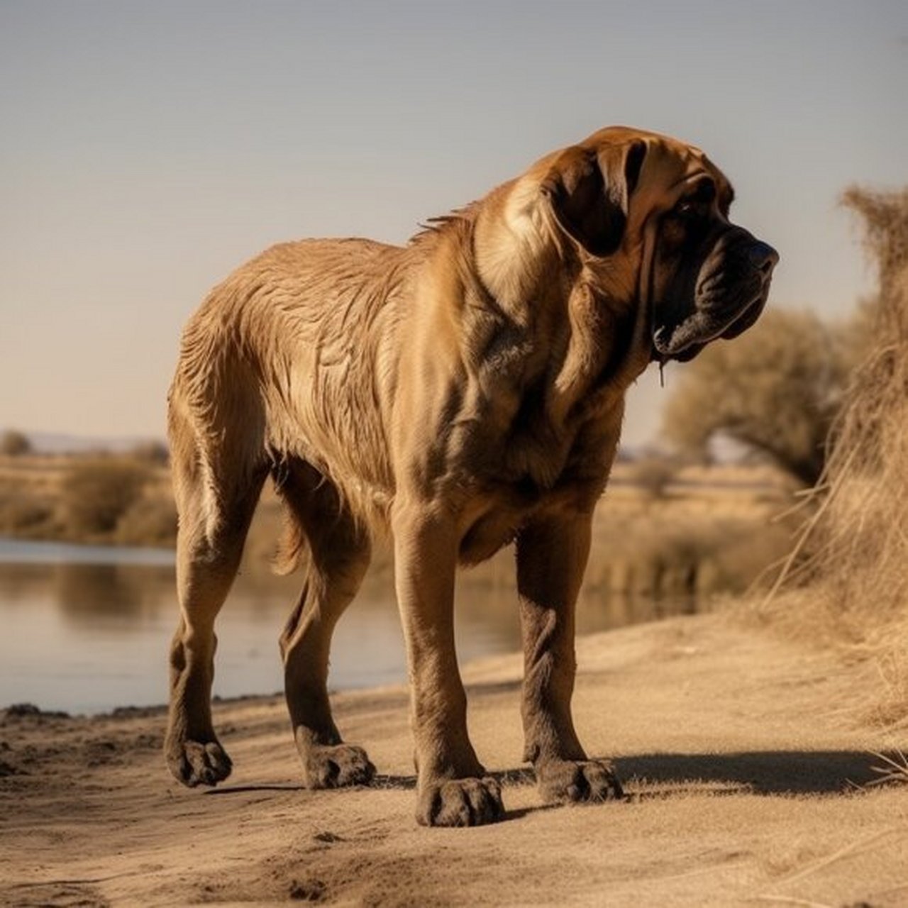 无畏守卫-西班牙獒犬 西班牙獒犬 spanish mastiff 西班牙獒犬是一种