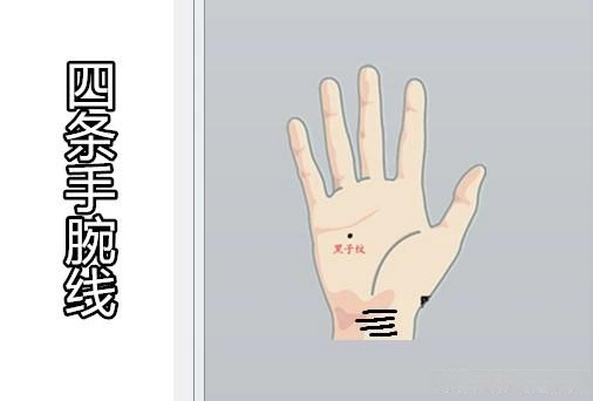 你手腕上有几道纹,就能看出你是啥命!