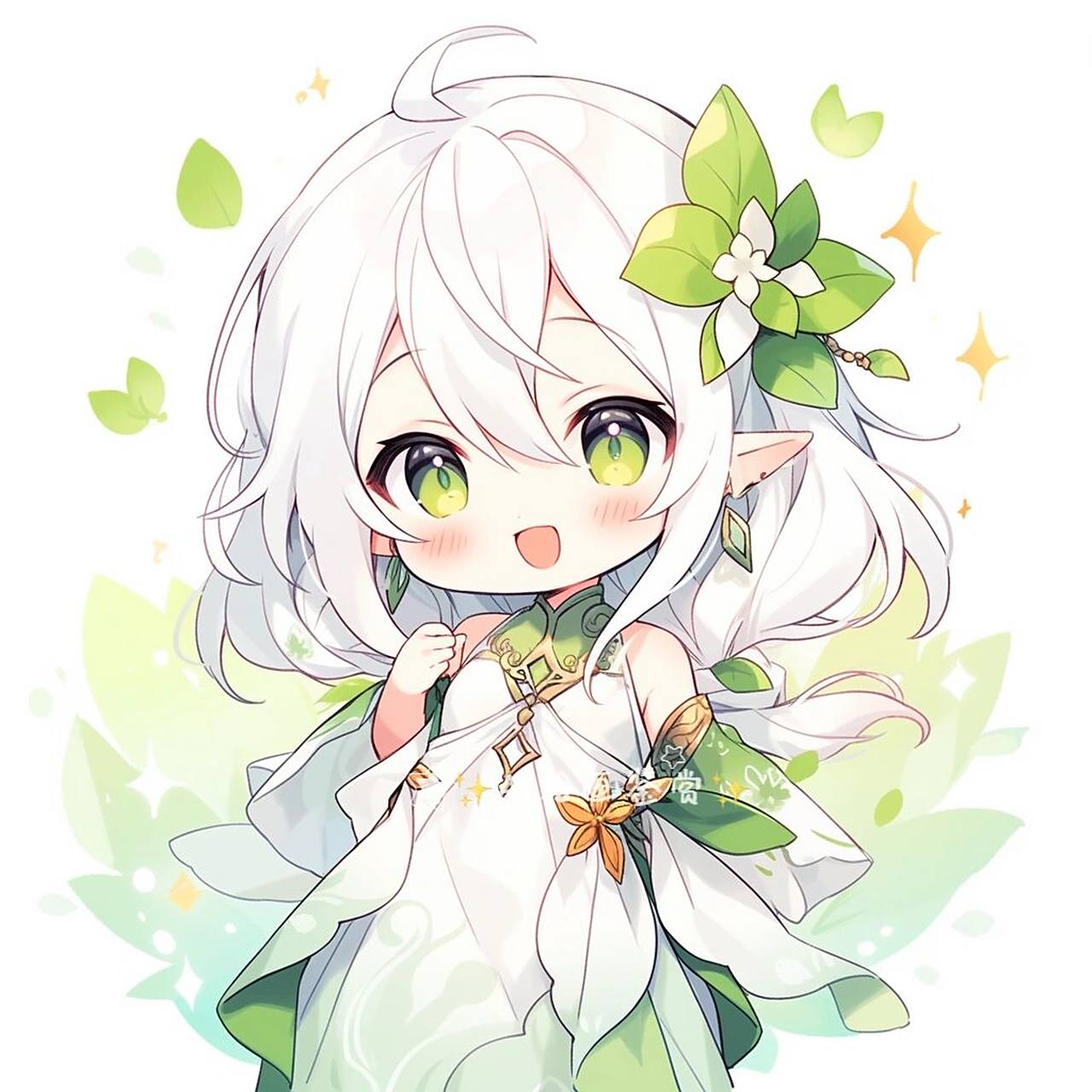 原神头像 | q版·纳西妲(伪) 花车颠啊颠,纳西妲睁开眼.