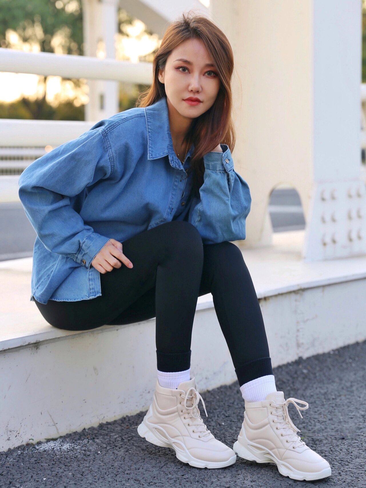 ootd |秋冬运动穿搭  保暖舒适的高帮运动鞋