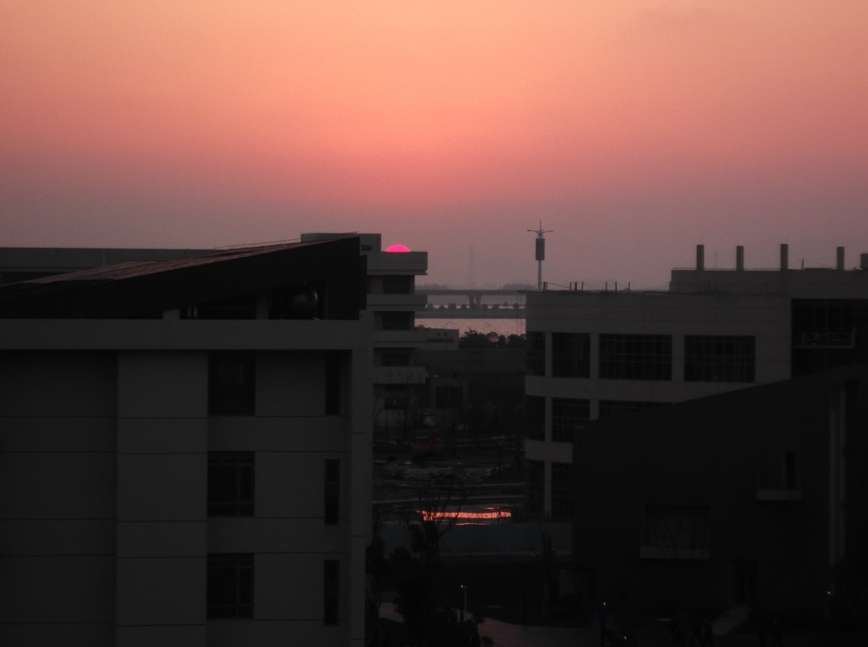 ccd也能拍出整颗太阳诶!|富士jx405 太美啦日落